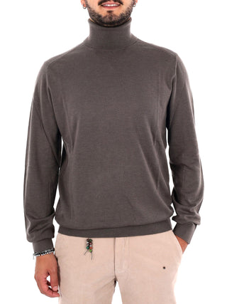 Armani Exchange Maglione Armani Exchange In Tinta Unita - Marrone