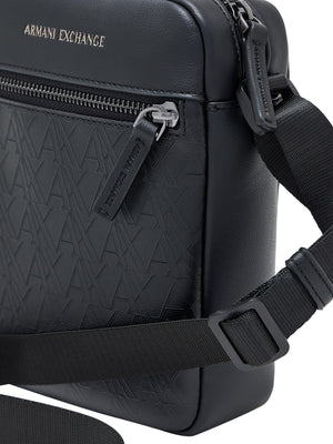 ARMANI EXCHANGE Borsa A Tracolla Armani Exchange Logo Frontale Nero