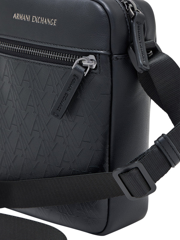 ARMANI EXCHANGE Borsa A Tracolla Armani Exchange Logo Frontale Nero