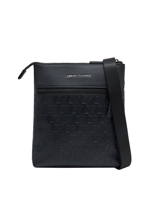 ARMANI EXCHANGE Borsa A Tracolla Armani Exchange Logo Frontale - Nero