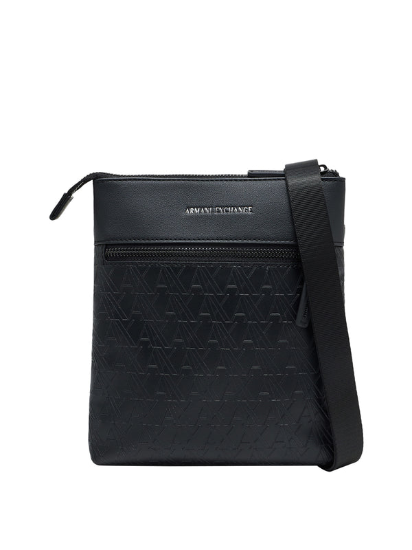 ARMANI EXCHANGE Borsa A Tracolla Armani Exchange Logo Frontale - Nero