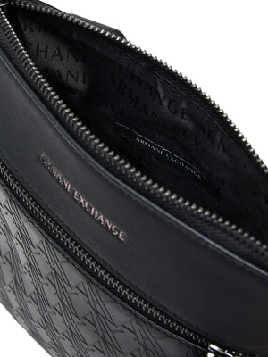 ARMANI EXCHANGE Borsa A Tracolla Armani Exchange Logo Frontale - Nero