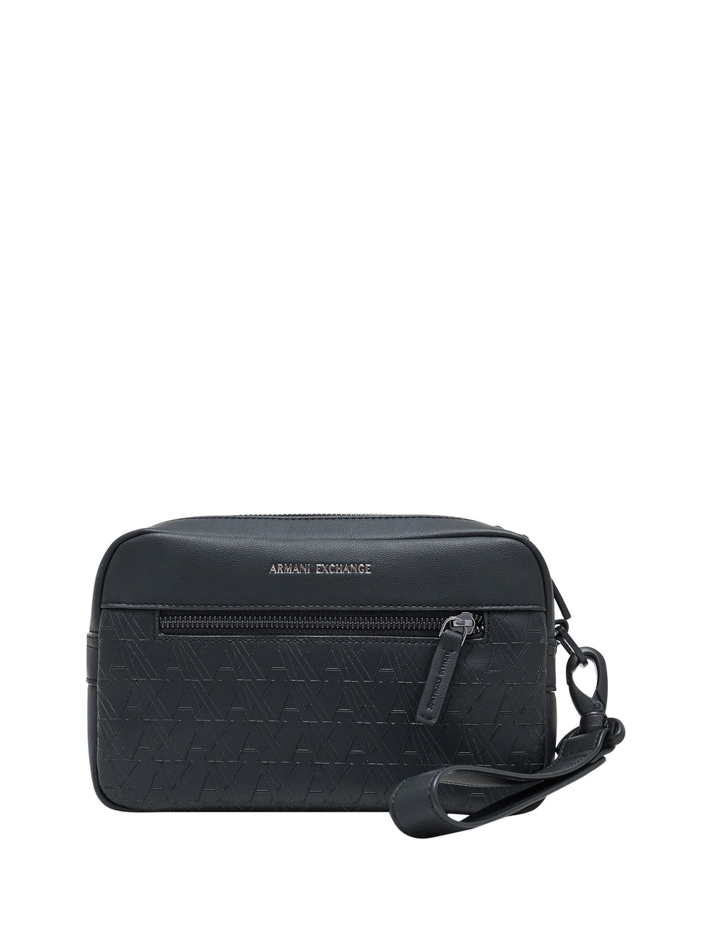 ARMANI EXCHANGE Beauty case Armani Exchange effetto pelle con logo in rilievo Nero