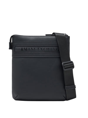 ARMANI EXCHANGE Borsa A Tracolla Armani Exchange Logo Frontale Nero