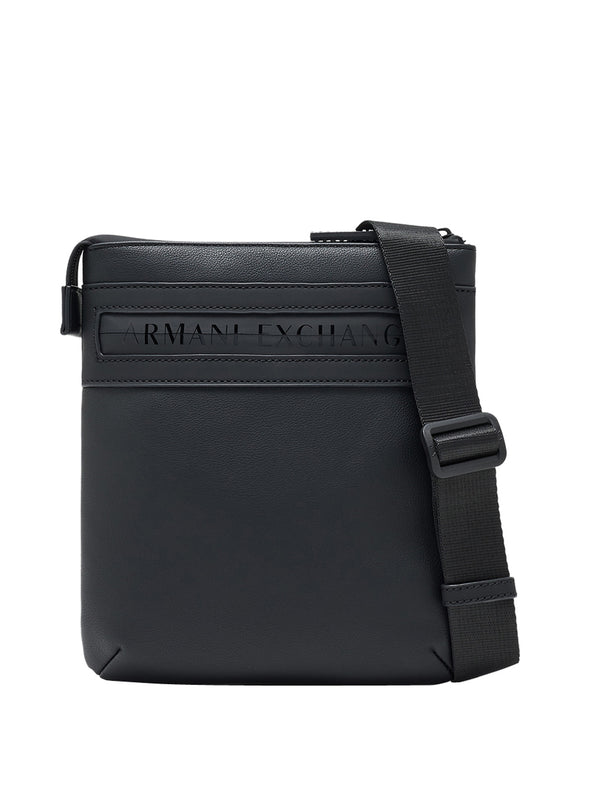ARMANI EXCHANGE Borsa A Tracolla Armani Exchange Logo Frontale Nero