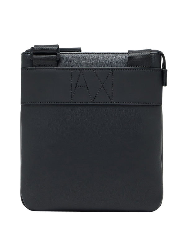 ARMANI EXCHANGE Borsa A Tracolla Armani Exchange Logo Frontale Nero