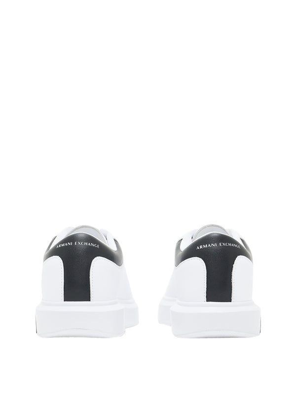 ARMANI EXCHANGE Sneakers Armani Exchange Logo Stampato - Bianco Nero