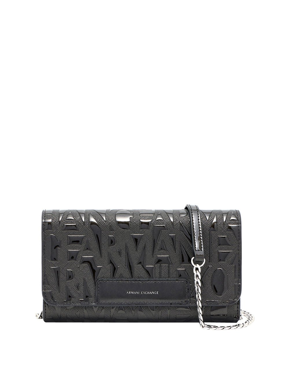ARMANI EXCHANGE Portafoglio Armani Exchange Con Catena E Logo In Rilievo Nero