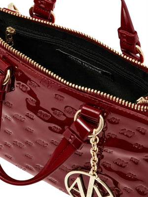 ARMANI EXCHANGE Armani Exchange Borsa A Mano Charm Logato - Bordeaux