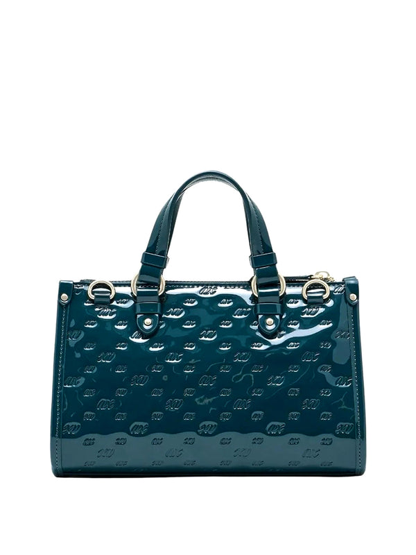 ARMANI EXCHANGE Borsa Lucida Con Motivo In Rilievo E Tracolla Removibile Armani Exchange - Mystery