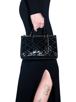 ARMANI EXCHANGE Armani Exchange Borsa A Mano Charm Logato - Nero