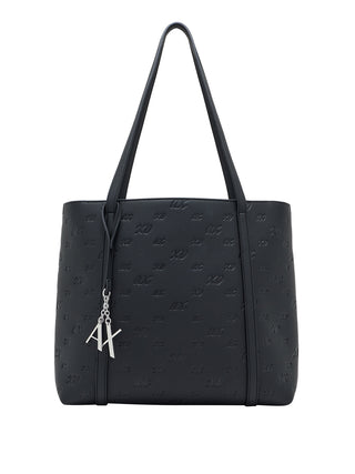 ARMANI EXCHANGE Borsa Shopper Armani Exchange Charm Logo Nero