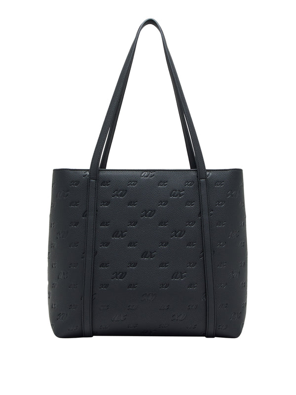 ARMANI EXCHANGE Borsa Shopper Armani Exchange Charm Logo Nero