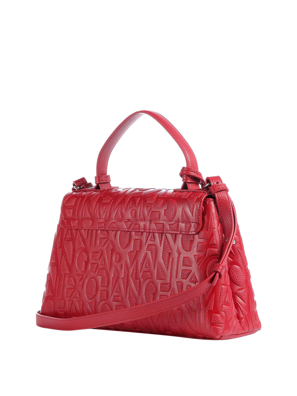 Armani Exchange Borsa A Mano Liz Pebble Armani Exchange - Rosso