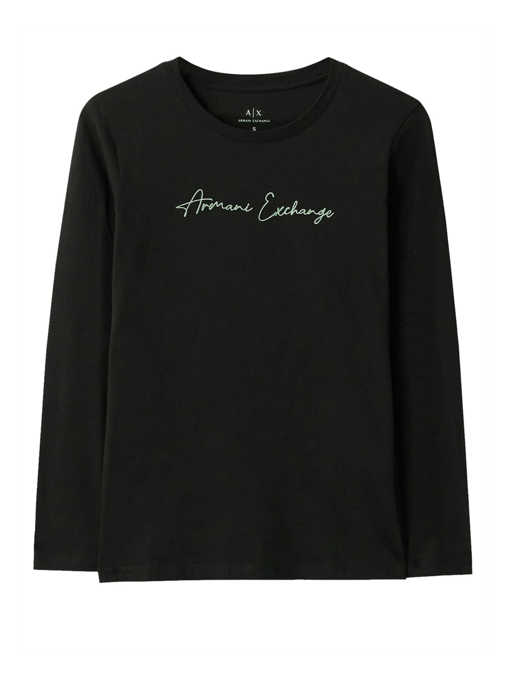 ARMANI EXCHANGE T-Shirt Armani Exchange Logo Frontale - Nero