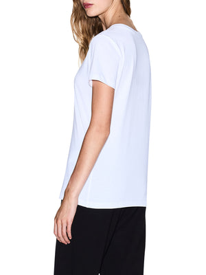 ARMANI EXCHANGE T-Shirt Armani Exchange Logo Frontale Bianco