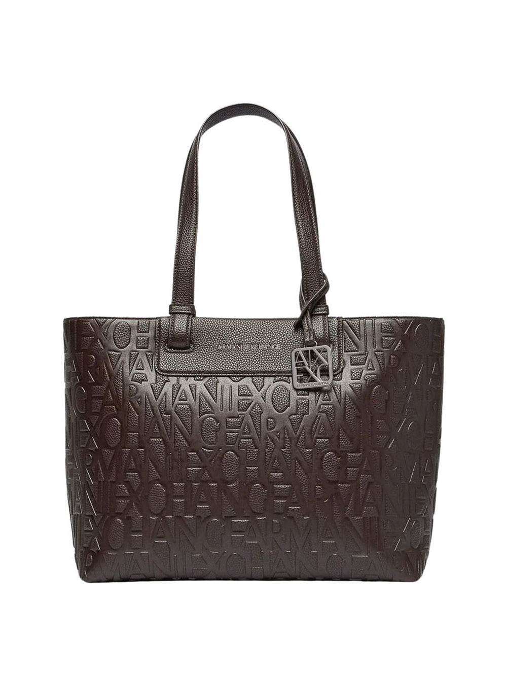 Armani Exchange Borsa Shopping Con Logo In Rilievo E Charm Armani Exchange - Antagonist