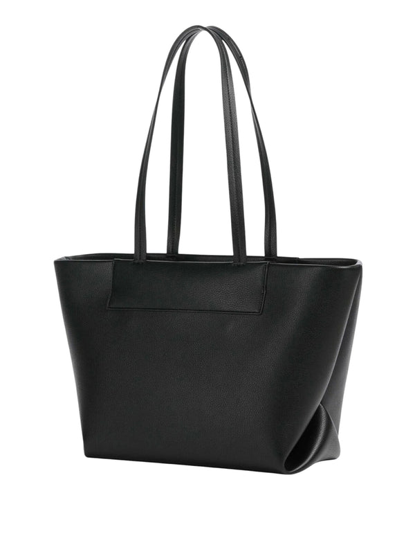 ARMANI EXCHANGE Borsa Shopper Armani Exchange Logo Frontale Nero