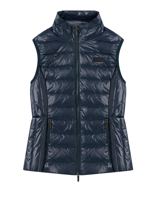 ARMANI EXCHANGE Gilet Slim Fit Armani Exchange Trapuntato Con Imbottitura In Piumino - Navy