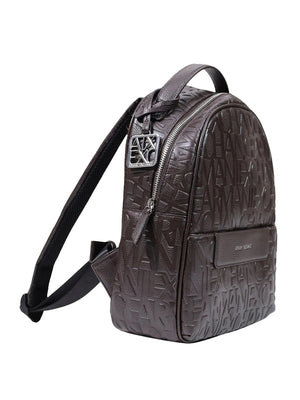 ARMANI EXCHANGE Zaino Armani Exchange Logo Frontale Marrone