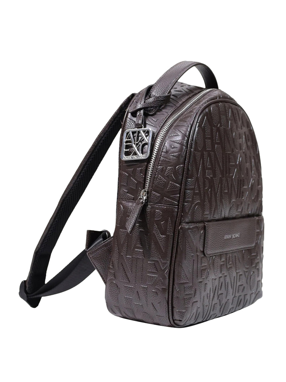 Armani Exchange Zaino Armani Exchange Logo Frontale Marrone