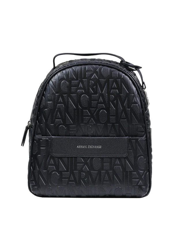 ARMANI EXCHANGE Zaino Armani Exchange Logo Frontale - Nero