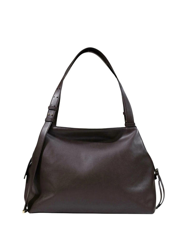 ARMANI EXCHANGE Borsa Shopper Armani Exchange Logo Frontale Marrone
