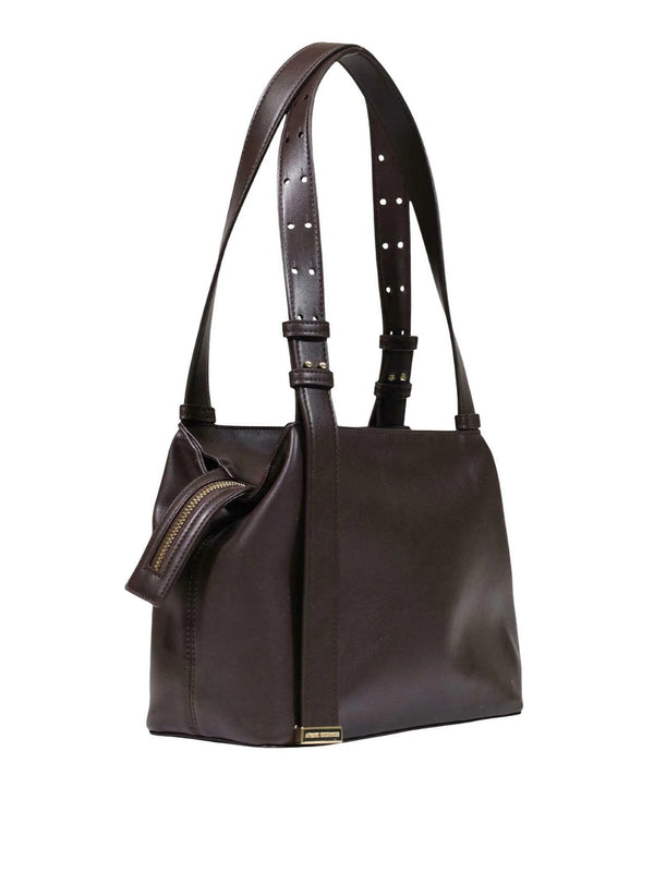 ARMANI EXCHANGE Borsa Armani Exchange Piccola A Spalla Con Due Manici - Marrone