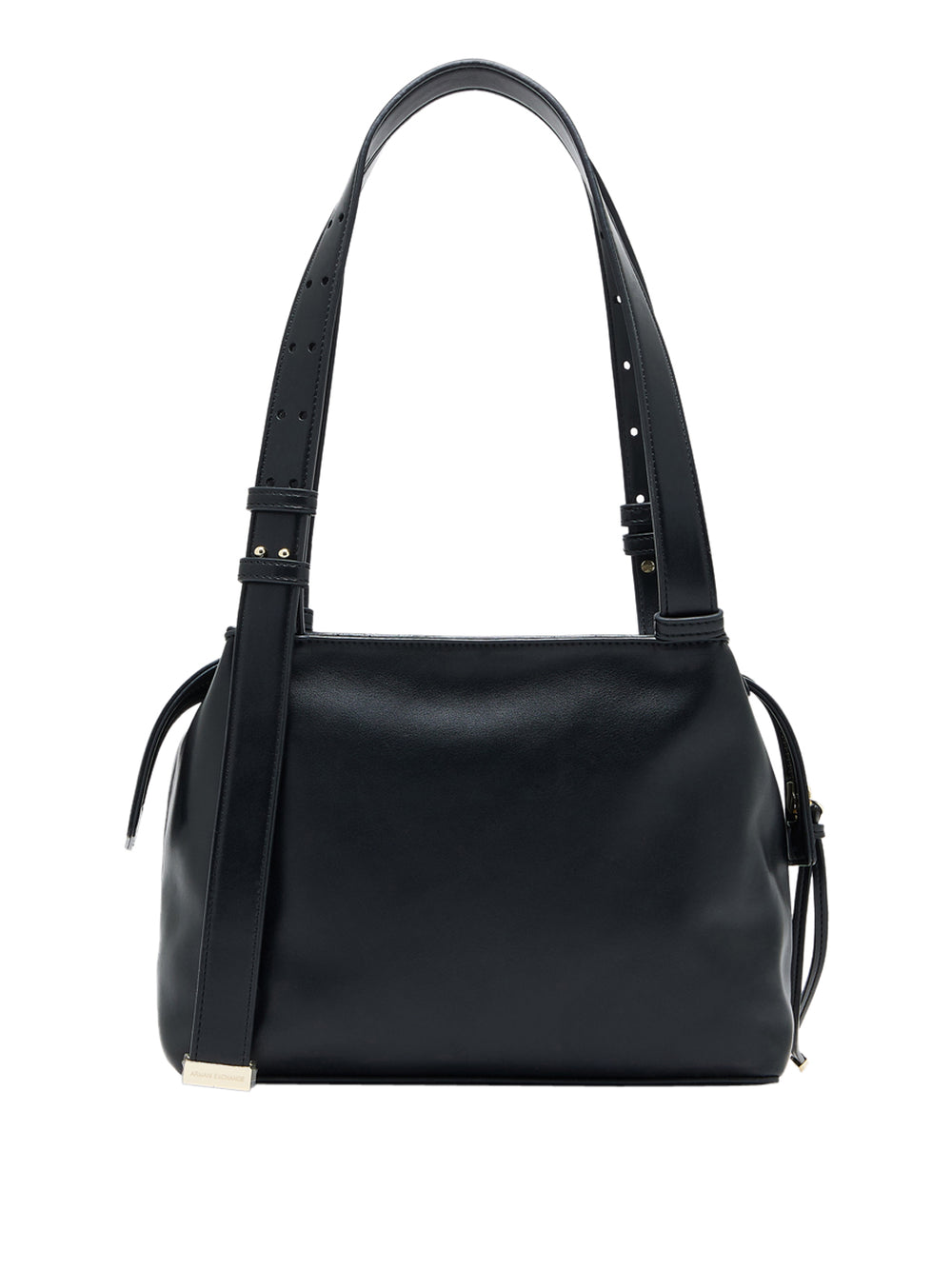 ARMANI EXCHANGE Borsa Shopper Armani Exchange Logo Frontale Nero
