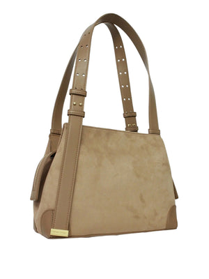 ARMANI EXCHANGE Borsa Shopper Armani Exchange Logo Frontale Beige