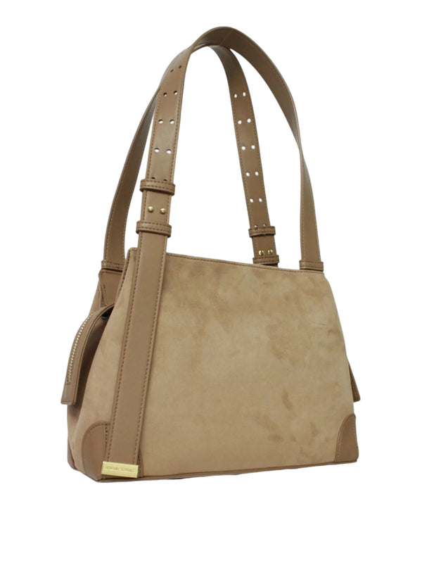 ARMANI EXCHANGE Borsa Shopper Armani Exchange Logo Frontale Beige