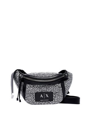 ARMANI EXCHANGE Mini Borsa Con Rivestimento Esterno In Vetro Armani Exchange - Black/Crystal