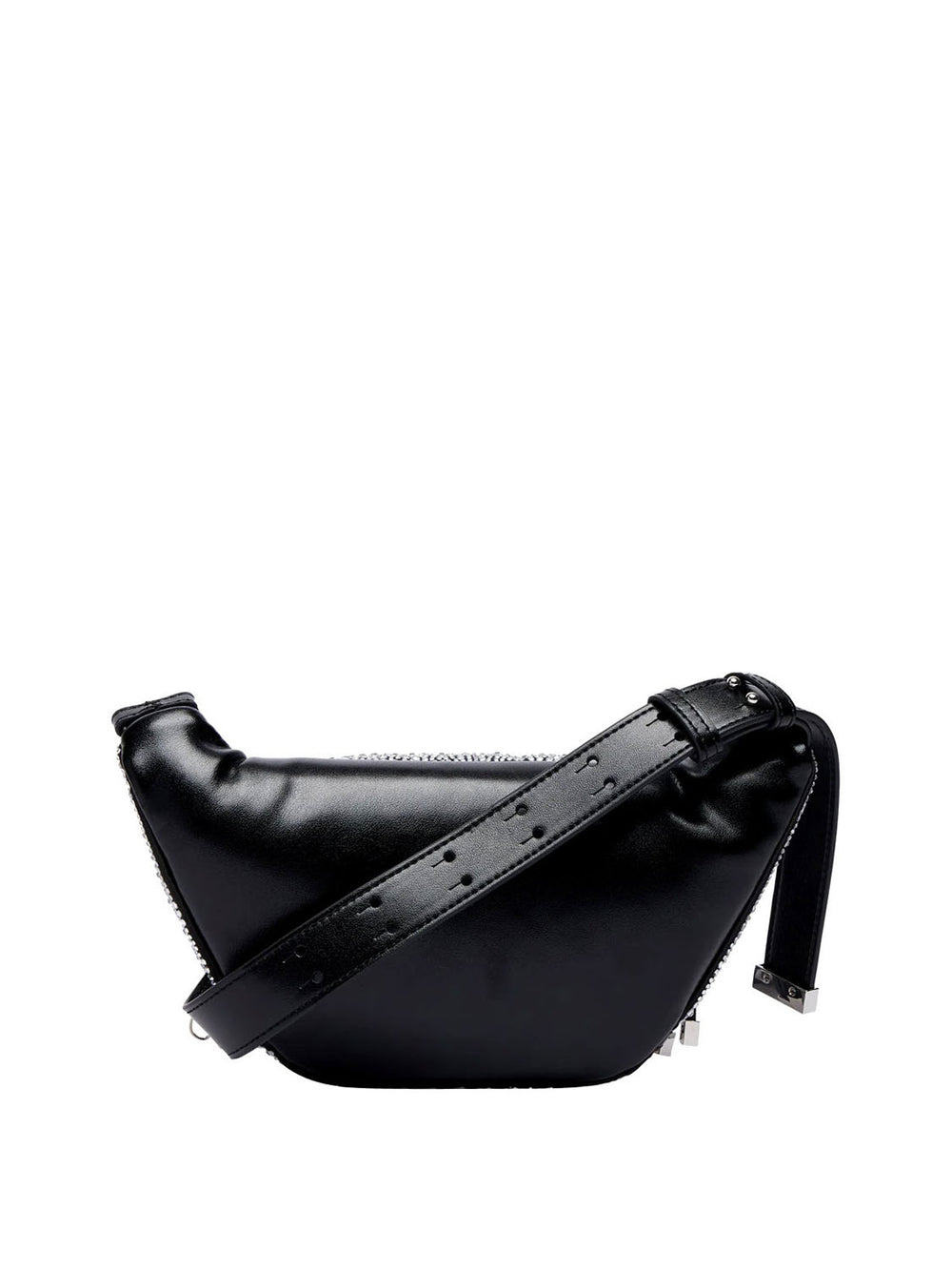 ARMANI EXCHANGE Mini Borsa Con Rivestimento Esterno In Vetro Armani Exchange - Black/Crystal