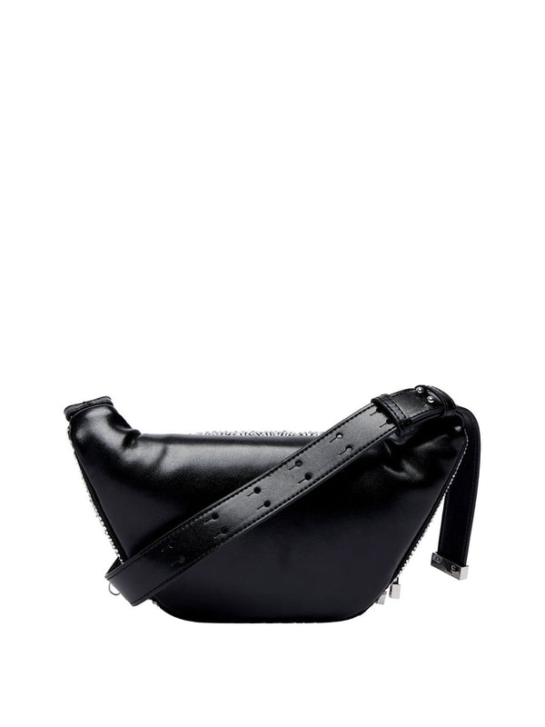 ARMANI EXCHANGE Mini Borsa Con Rivestimento Esterno In Vetro Armani Exchange - Black/Crystal