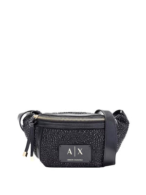ARMANI EXCHANGE Mini Borsa Con Rivestimento Esterno In Vetro Armani Exchange - Black