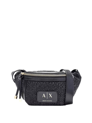 ARMANI EXCHANGE Mini Borsa Con Rivestimento Esterno In Vetro Armani Exchange - Black