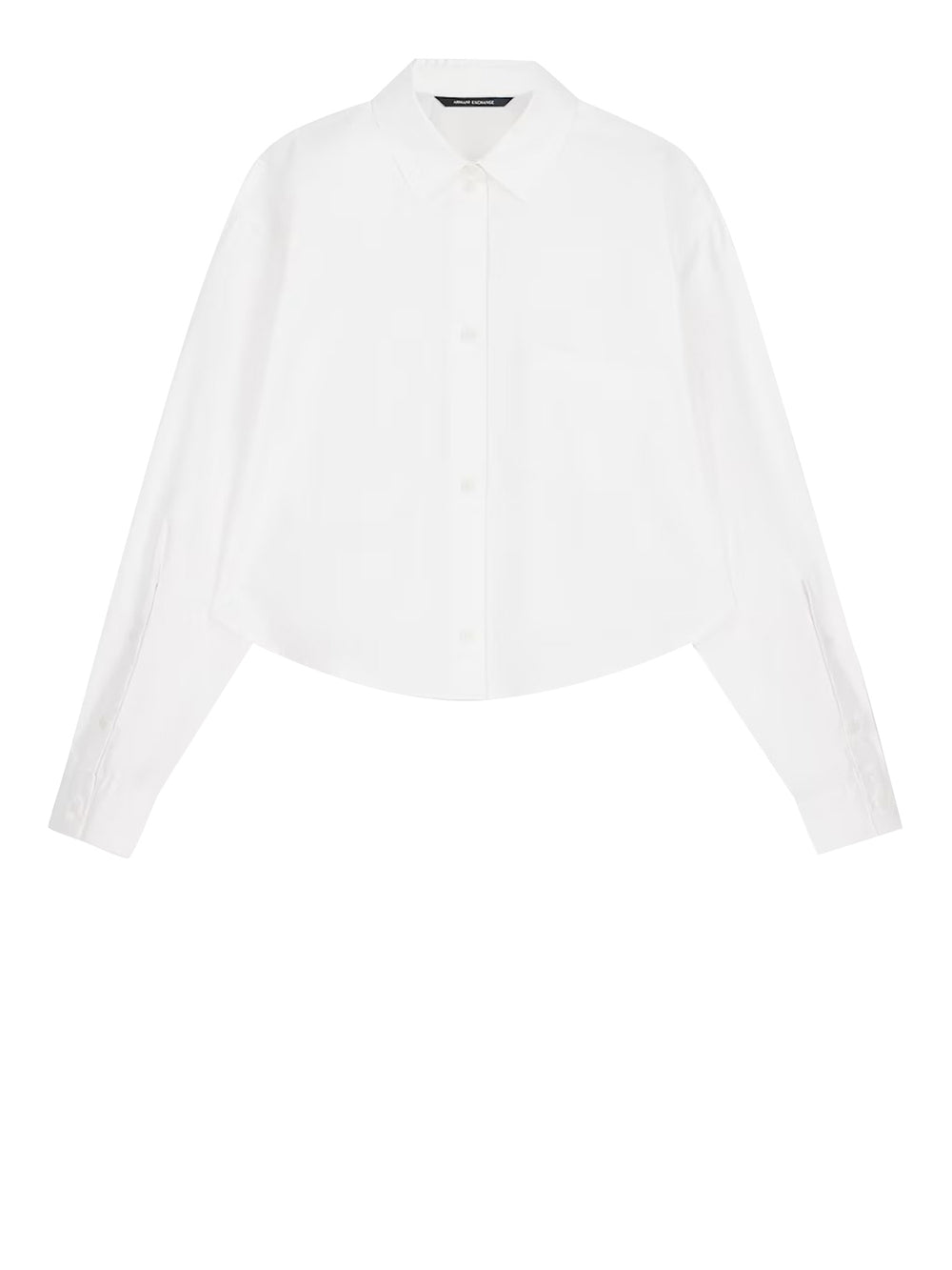 ARMANI EXCHANGE Camicia Regular Fit In Popeline Di Cotone Armani Exchange - Bianco