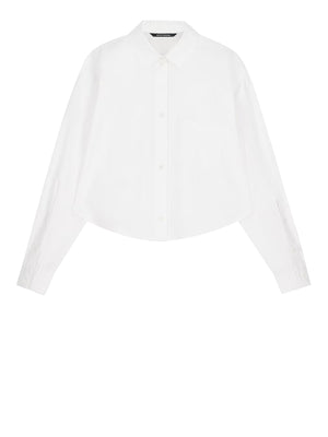 ARMANI EXCHANGE Camicia Regular Fit In Popeline Di Cotone Armani Exchange - Bianco
