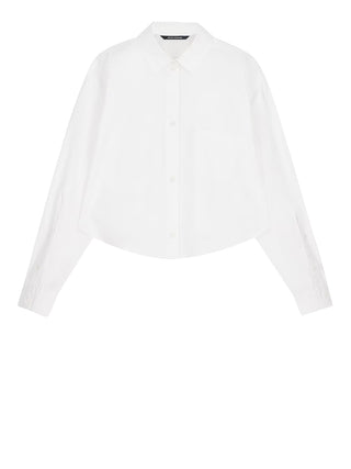 ARMANI EXCHANGE Camicia Regular Fit In Popeline Di Cotone Armani Exchange - Bianco