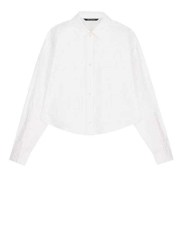 ARMANI EXCHANGE Camicia Regular Fit In Popeline Di Cotone Armani Exchange - Bianco