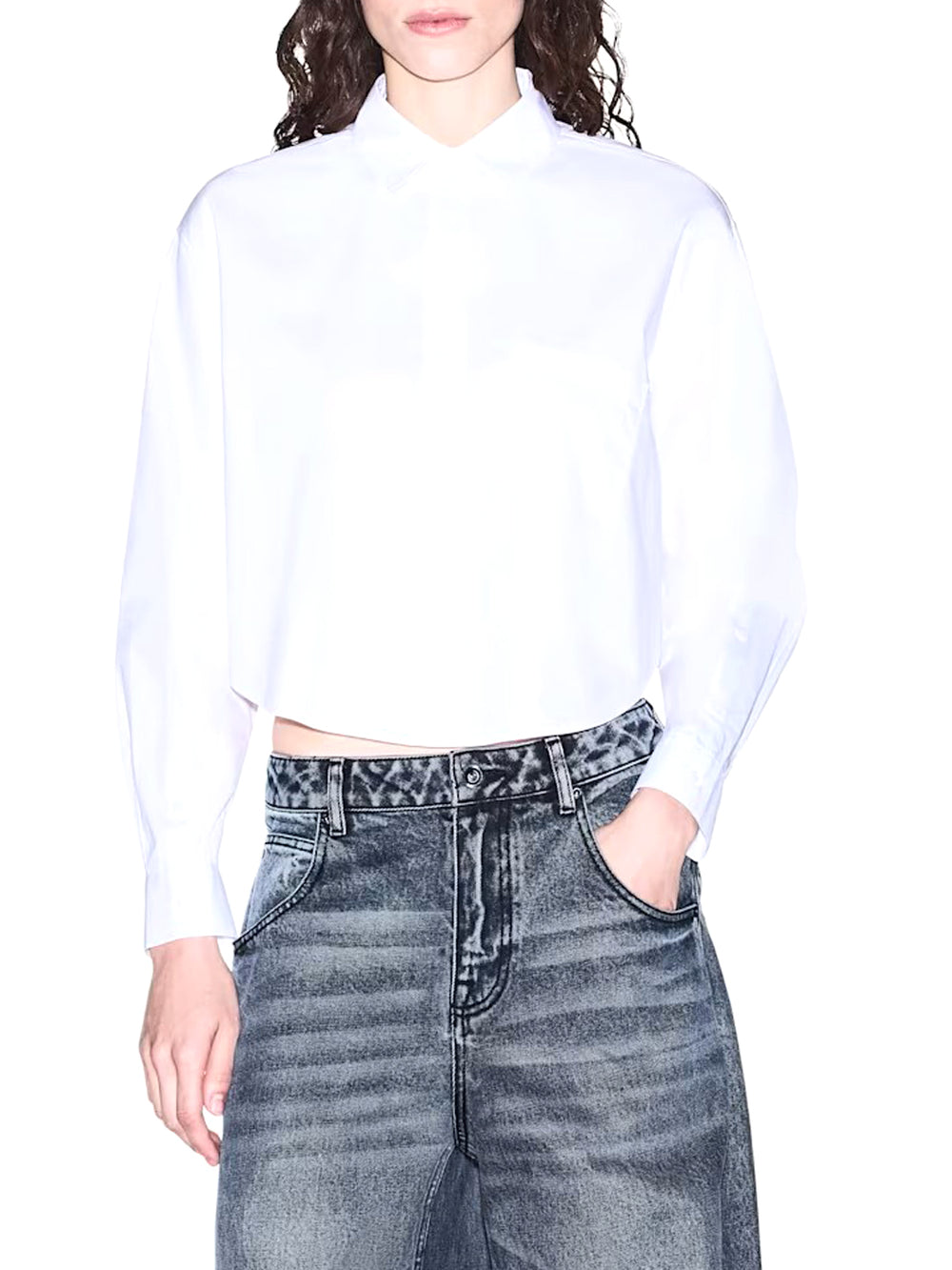 Armani Exchange Camicia Regular Fit In Popeline Di Cotone Armani Exchange - Bianco