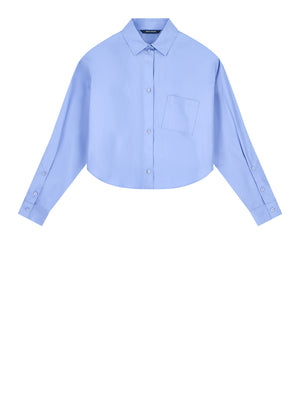 ARMANI EXCHANGE Camicia Armani Exchange In Tinta Unita Azzurro