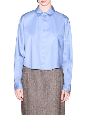 ARMANI EXCHANGE Camicia Armani Exchange In Tinta Unita Azzurro