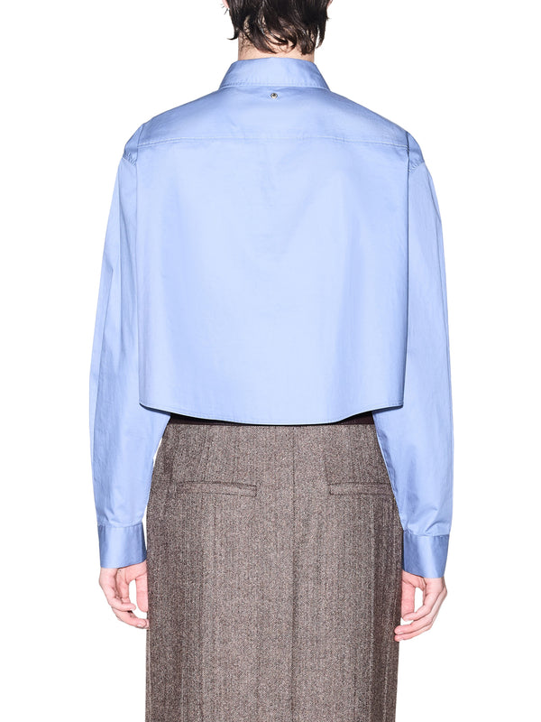 ARMANI EXCHANGE Camicia Armani Exchange In Tinta Unita Azzurro