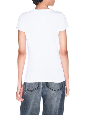 ARMANI EXCHANGE T-Shirt Armani Exchange Logo Frontale Bianco