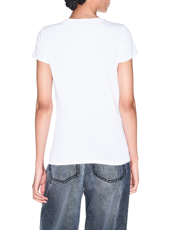 ARMANI EXCHANGE T-Shirt Armani Exchange Logo Frontale Bianco