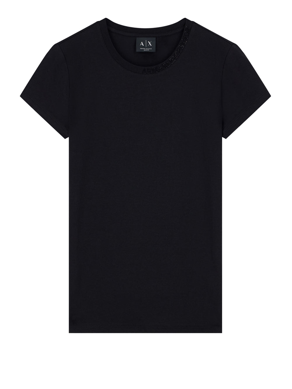 ARMANI EXCHANGE T-Shirt Armani Exchange Logo Frontale Nero
