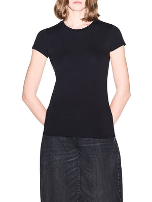 ARMANI EXCHANGE T-Shirt Armani Exchange Logo Frontale Nero