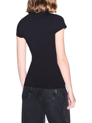 ARMANI EXCHANGE T-Shirt Armani Exchange Logo Frontale Nero
