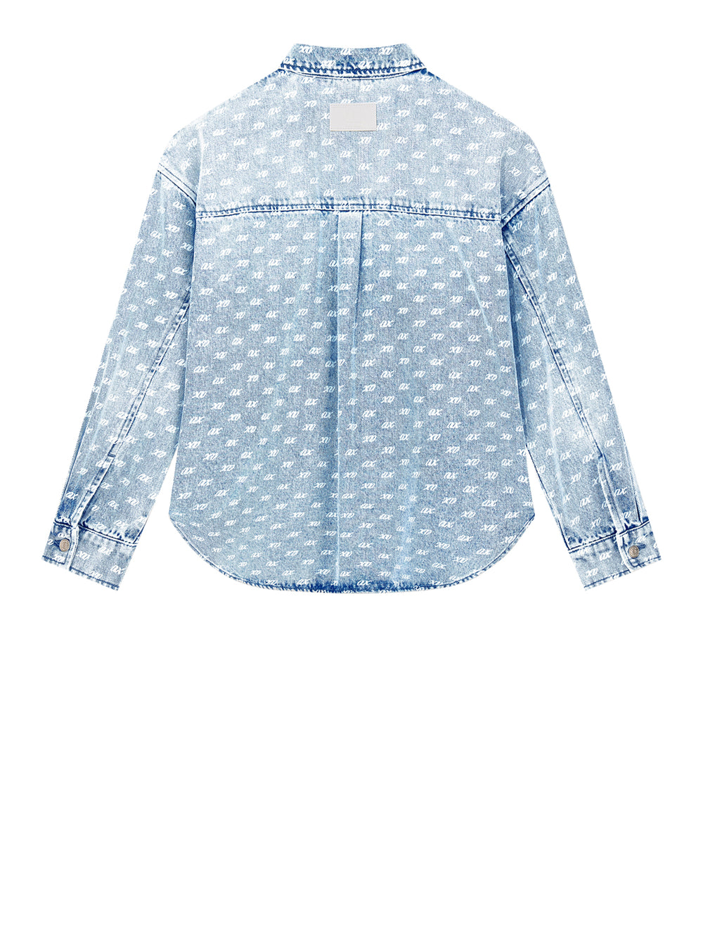ARMANI EXCHANGE Camicia Armani Exchange Stampa All Over - Blu
